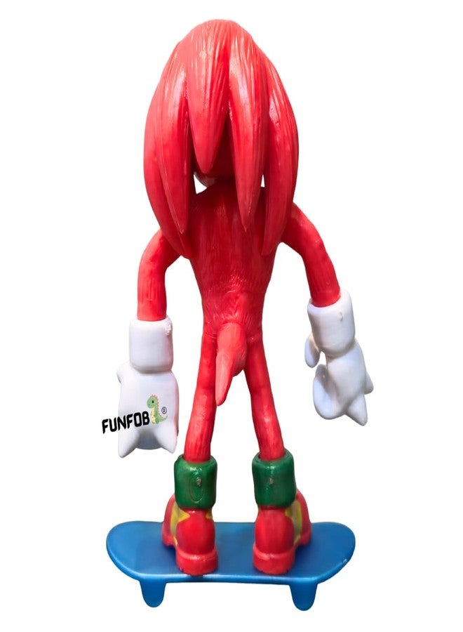 FUNFOB Cartoon Action Figure Height -15cm Collectible for Fans PVC Multicolour | So-nicc - Red Figure - Image 5